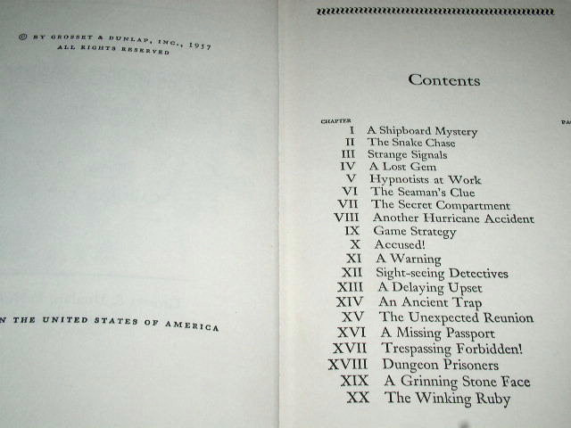 Dana Girls Book, The Winking Ruby Mystery