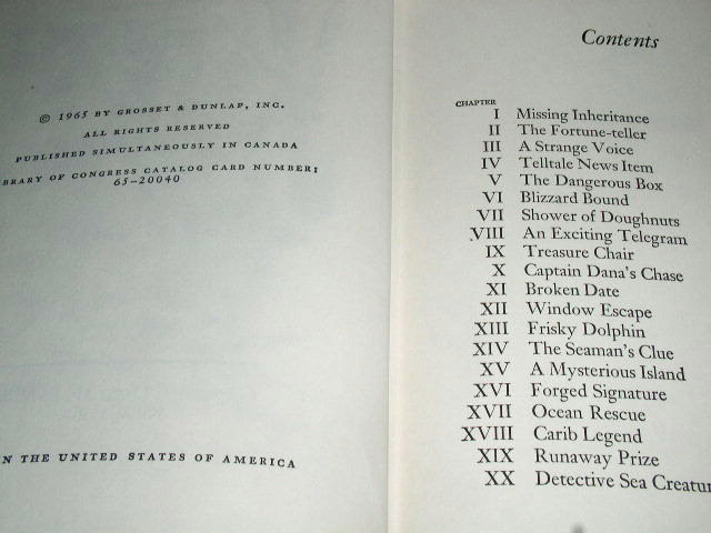 Dana Girls Book, The Secret of the Silver Dolphin