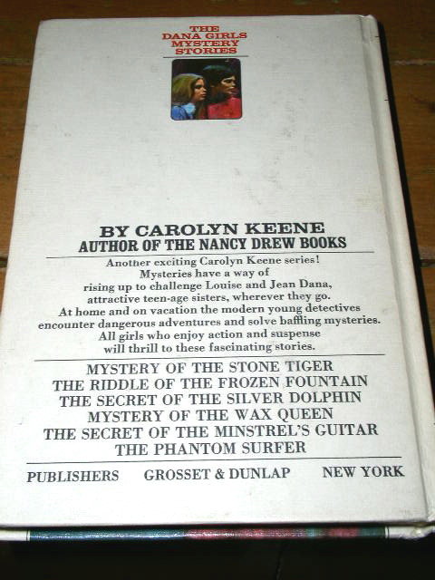 Dana Girls Book, The Secret of the Minstrel's Guitar
