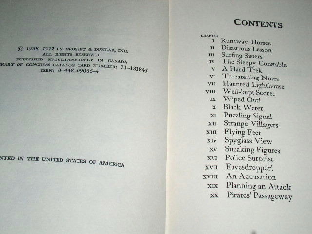 Dana Girls Book, The Phantom Surfer