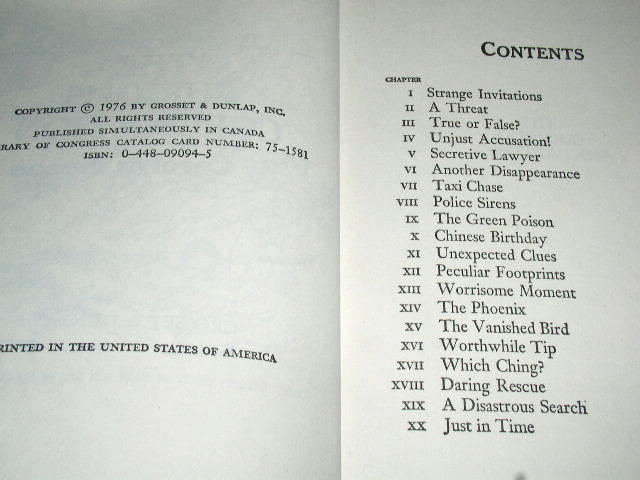 Dana Girls Book, The Curious Coronation