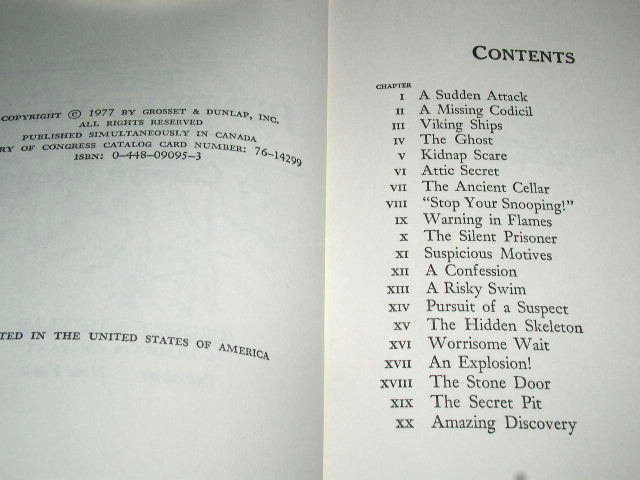 Dana Girls Book, The Hundred Year Mystery