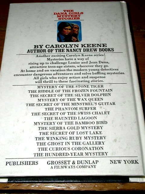 Dana Girls Book, The Hundred Year Mystery