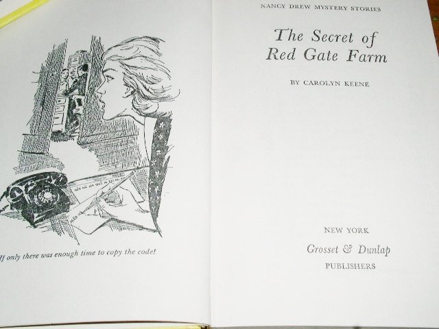 Nancy Drew, The Secret of Red Gate Farm book