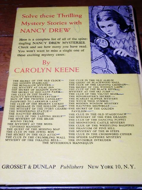 Nancy Drew, The Message in the Hollow Oak book