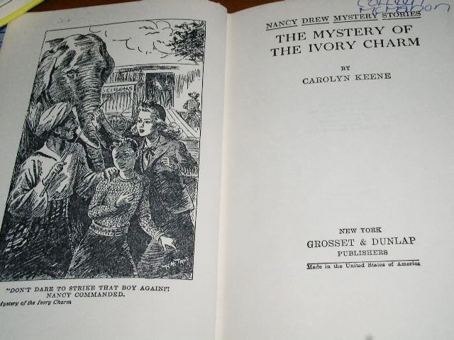 Nancy Drew, The Mystery of the Ivory Charm book