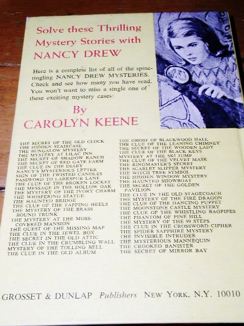 Nancy Drew, The Mystery of the Brass Bound Trunk book