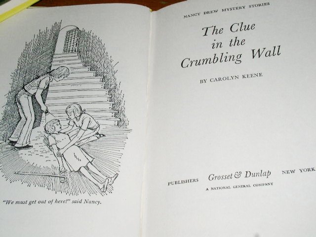 Nancy Drew, The Clue in the Crumbling Wall book