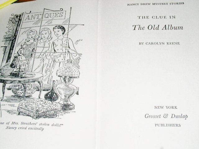 Nancy Drew, The Clue in the Old Album book
