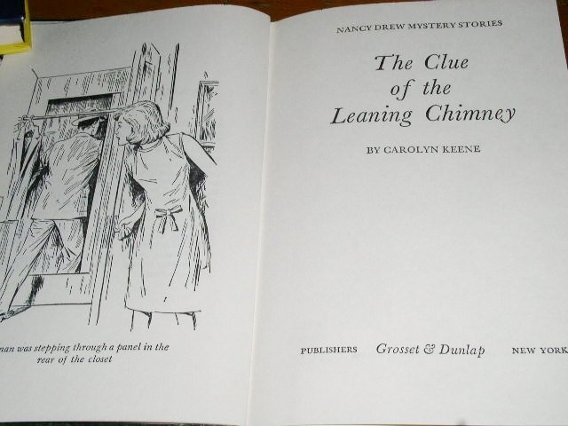 Nancy Drew, The Clue of the Leaning Chimney book