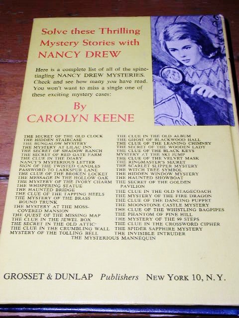 Nancy Drew, The Secret of the Wooden Lady book