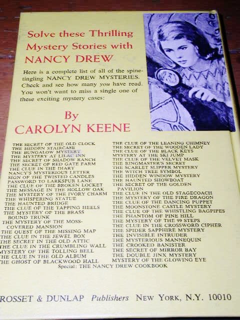 Nancy Drew, The Mystery at the Ski Jump book