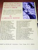 Nancy Drew, The Clue of the Velvet Mask book