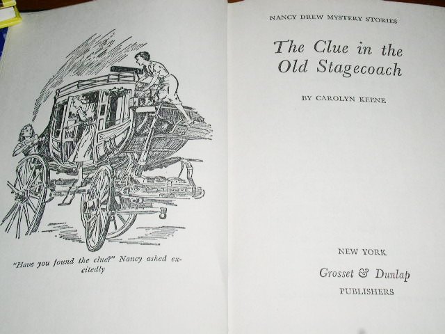 Nancy Drew, The Clue in the Old Stagecoach book