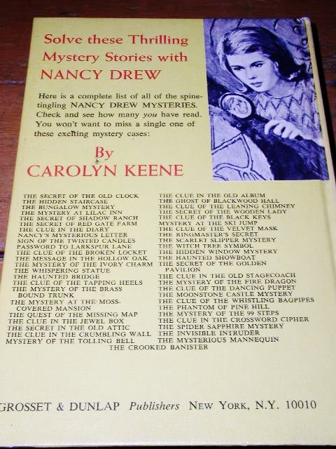 Nancy Drew, The Clue of the Dancing Puppet book