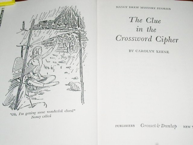 Nancy Drew, The Clue in the Crossword Cipher book