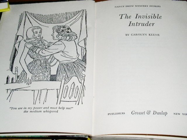 Nancy Drew, The Invisible Intruder book