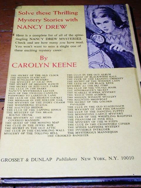 Nancy Drew, The Invisible Intruder book