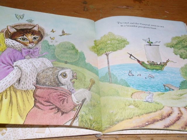 The Owl and the Pussycat Little Golden Book