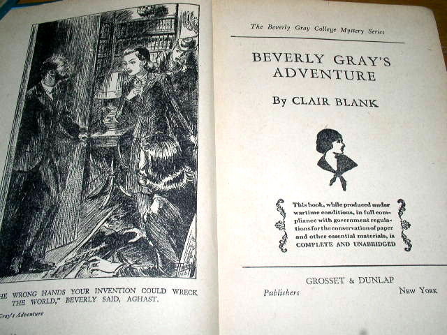 Beverly Gray's Adventure Book
