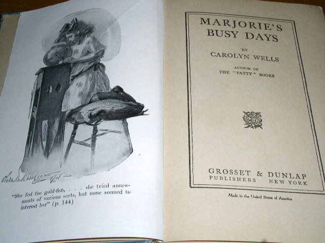Marjorie's Busy Days Book