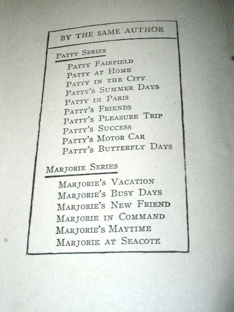 Marjorie's Busy Days Book