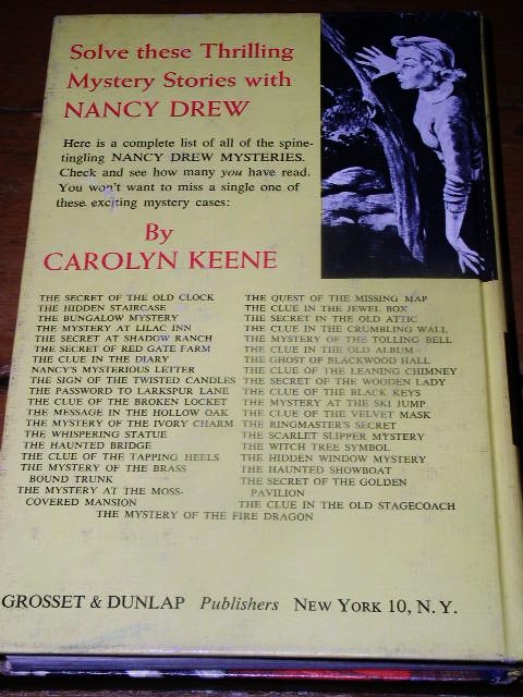 Nancy Drew, The Mystery of the Brass Bound Trunk Book