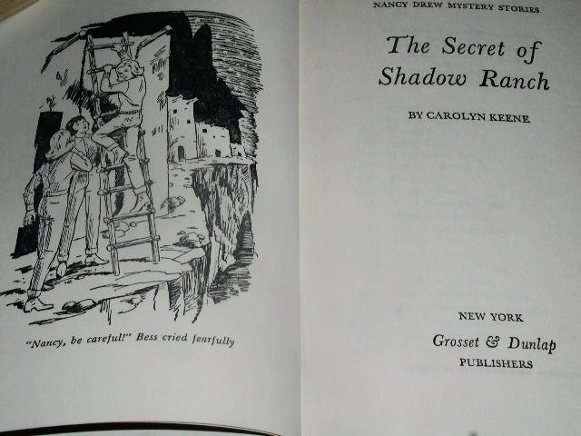 Nancy Drew, Secret of Shadow Ranch Book