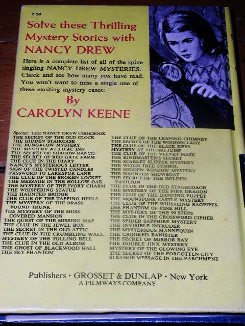 Nancy Drew, Secret of Shadow Ranch Book