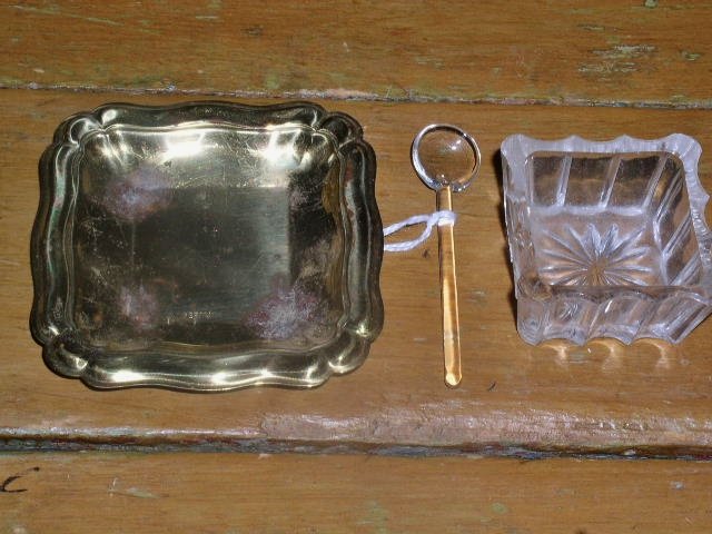Salt Seller and Spoon Set