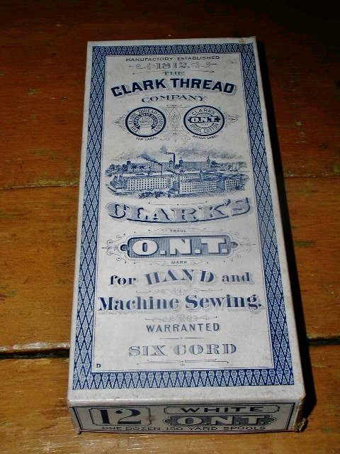 Clark Thread Company Box and Thread