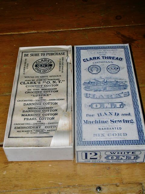 Clark Thread Company Box and Thread