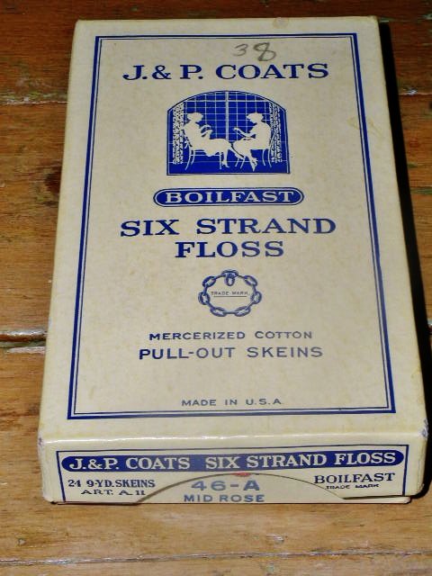 J & P Coats Box and Floss