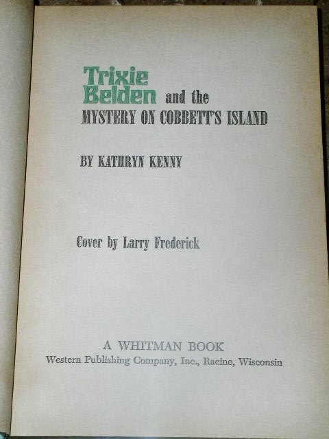 Trixie Belden, The Mystery on Cobbett's Island Book