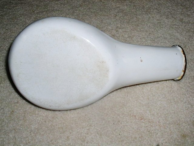 White Emamel Bed Urinal