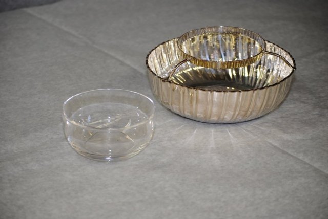 Bernini style caviar bowl Italian 1950