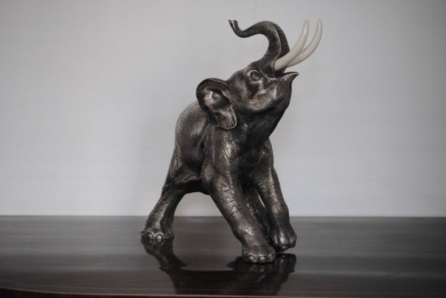 Sterling silver Indian elephant Italy 1940