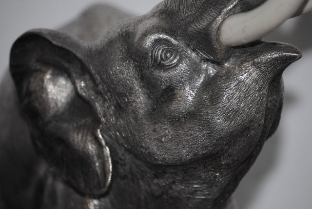 Sterling silver Indian elephant Italy 1940