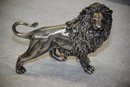 Couple of sterling silver lions Italian 1940