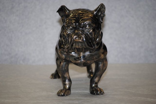 Sterling silver British bulldog Italian 1940