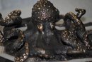 Pair of bronze octopus Italian 1950