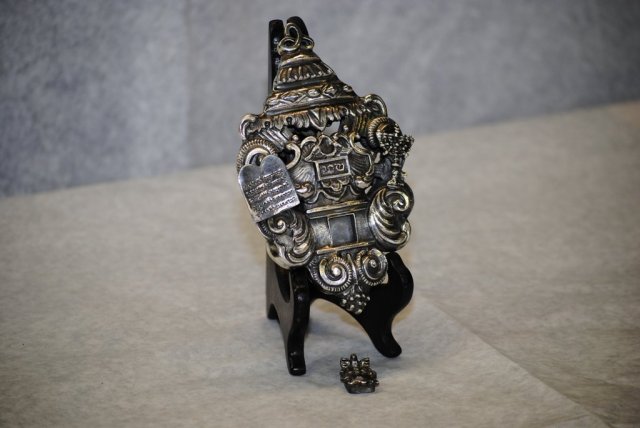 Antique Italian silver Amulet 1800