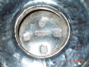 Pair antique Victorian sugar bowl and creamer Glasgow 1869