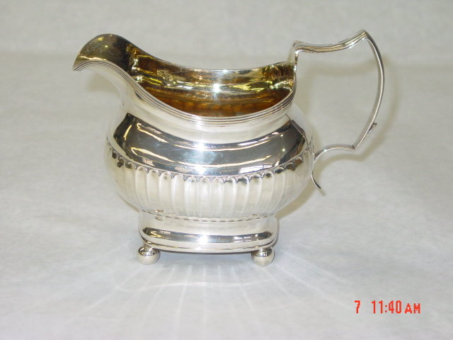 Antique creamer George III London 1813