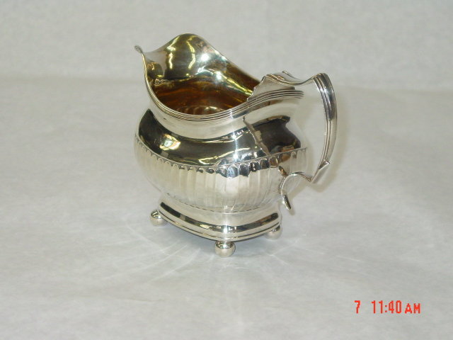 Antique creamer George III London 1813