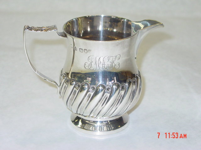 Antique creamer London 1893