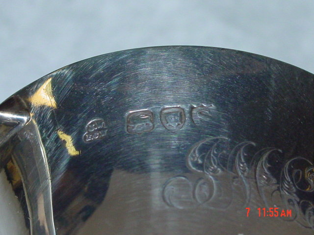 Antique creamer London 1893