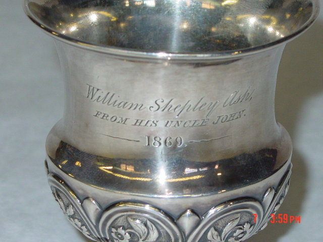 Antique mug George IV city of London 1828
