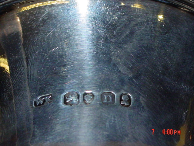 Antique mug George IV city of London 1828