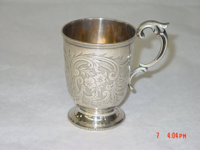 Antique Victorian mug city of London 1865